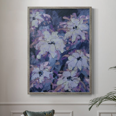«Hidden Blooms II», reproduction encadrée - bois massif