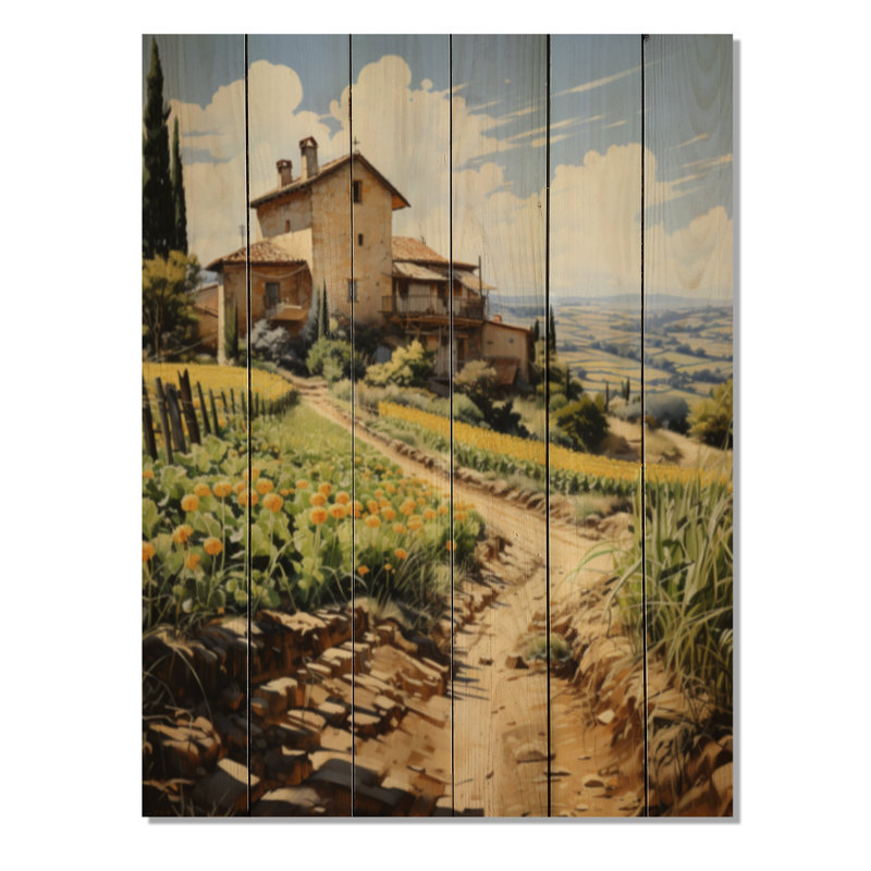 Château de France I sur bois, H 32 po x l 24 po x P 0,78 po