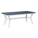 Berlin Gardens Mayhew Regular With White Base Rectangular Coffee Table