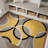 Doucet Geometric Yellow/Gray/Black Area Rug-1146494336
