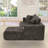 108" Chenille Compression Sectional Sofa with Chaise,Tufted Seat, No Assembly-444880991-444880986