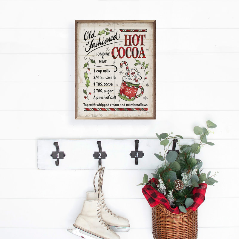 Christmas Treats VII Hot Cocoa par Anne Tavoletti, H 40 po x l 32 po