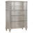 Keymari 6-drawer Bedroom Chest Silver Oak