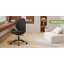 Fauteuil de bureau pivotant en chenille sans accoudoirs avec roulettes, coussin double couche et fonction berçante pour le bureau à domicile-810498450