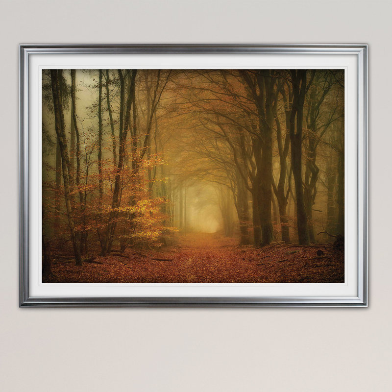 « early light », reproduction de peinture à l’acrylique encadrée, Argent, H 30 po x l 40 po x P 1,5 po