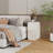 Solid Wood Nightstand, Leather Nightstand With 2 Spacious Storage Drawers, Narrow Bedside Table, End Table, Compact Design, Perfect For Bedroom, Small Spaces-758888281