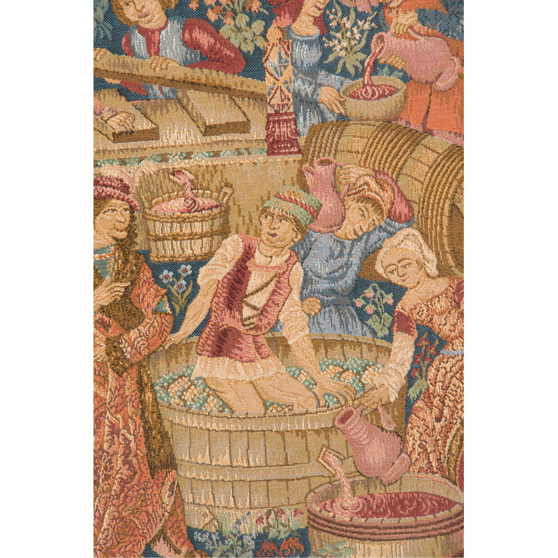Vendange I Loom Woven Cotton Blend Wall Hanging