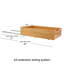Organisateur de rangement coulissant / coulissant Glidez-92615311