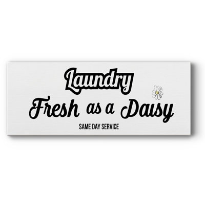 Daisy Laundry - Toile tendue avec châssis