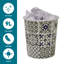 JVL Plastic Decorative Bin