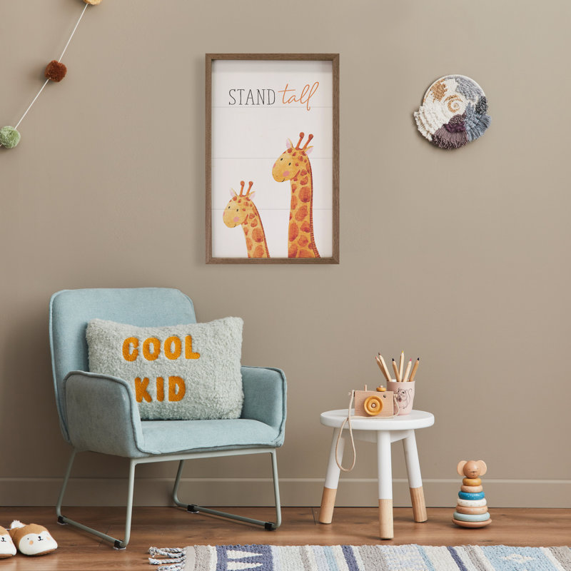 «Stand Tall Giraffe» - blanc, H 36 po x l 24 po
