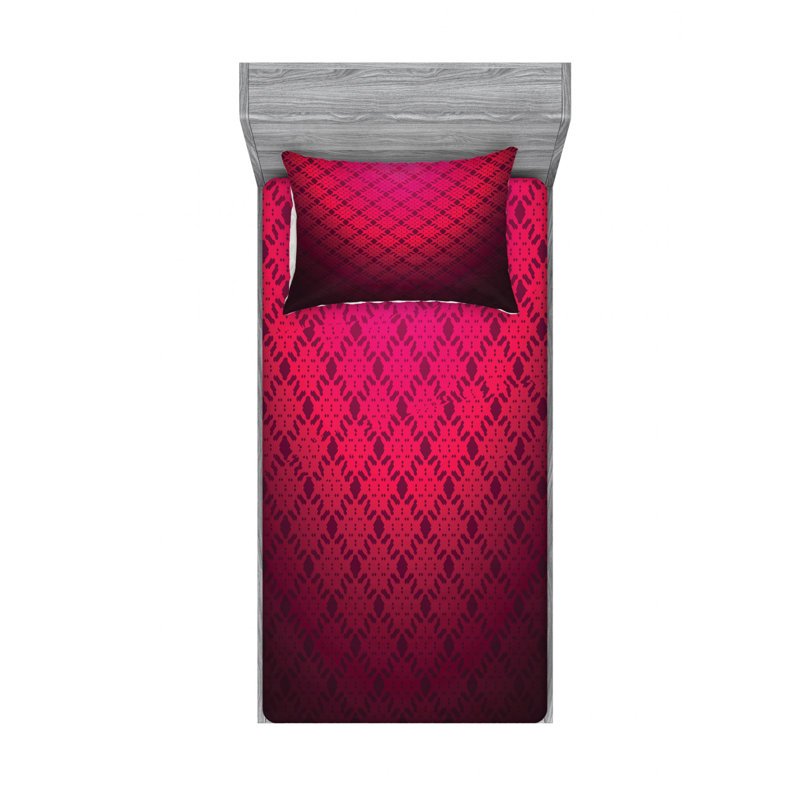 Microfiber Geometric Sheet Set, Twin XL