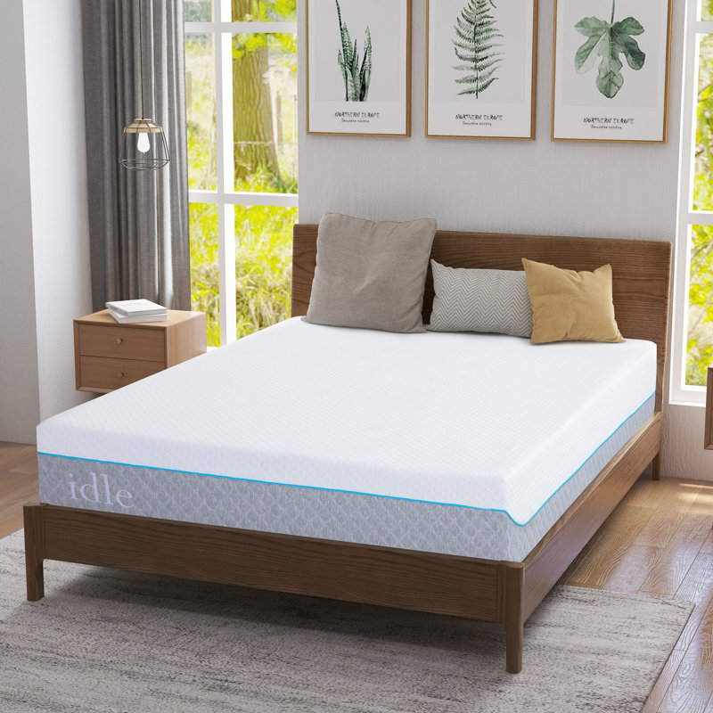 Matelas en mousse viscoélastique moyenne 12 po Bloomsdale, Très grand