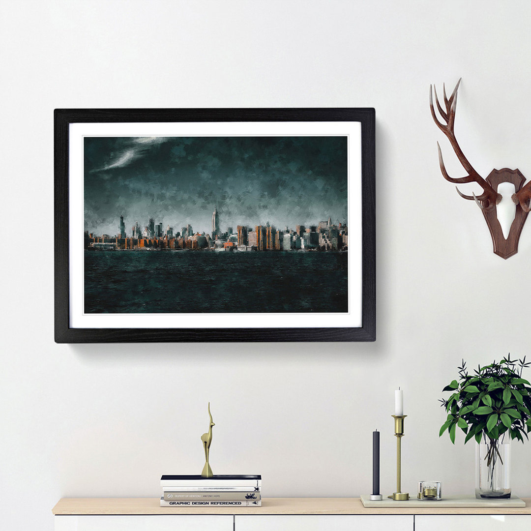 New York City View - Picture Frame Graphic Art Print