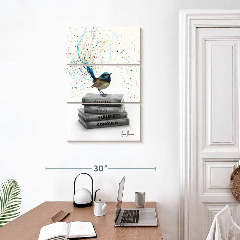 Brampt Building Books, 32" H x 20" W