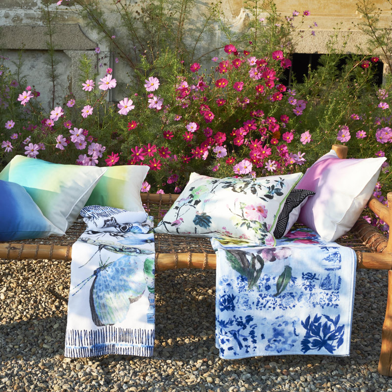 SAVOIE FUCHSIA OUTDOOR DECORATIVE PILLOW