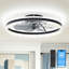 Ventilateur de plafond à DEL 24 "à intensité variable avec télécommande-129601860
