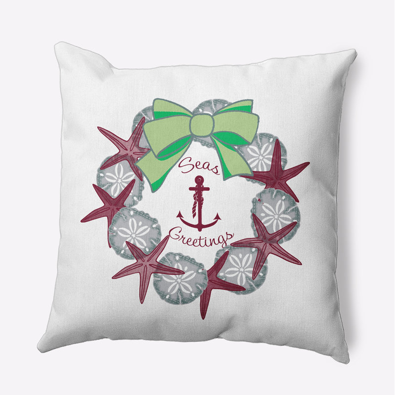 Reversible Throw Pillow, Square, 16" x 16"