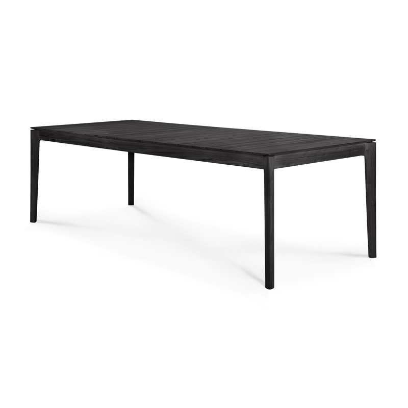 Bok Outdoor Teak Dining Table, 39.5" W x 98.5" L