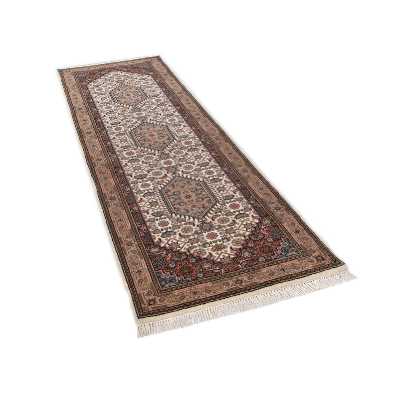 Mcknight Hand Woven Wool Beige Indoor Rug, Runner 80 x 200cm