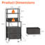 41cm W Metal Bedside Table