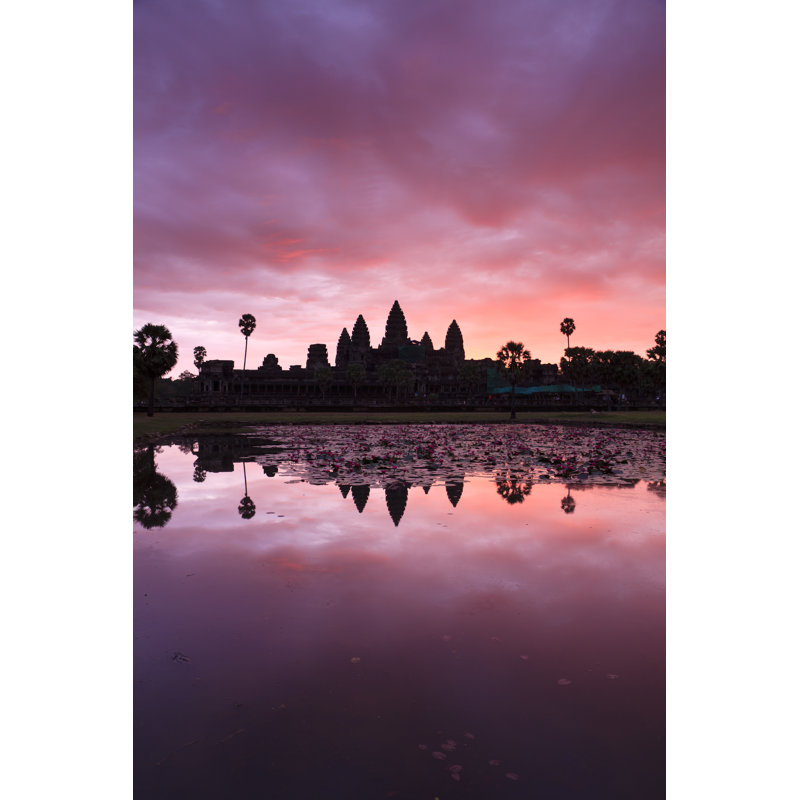 Angkor Wat - Panorama - Wrapped Canvas Print, 46cm H x 30cm W x 3.8cm D