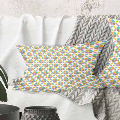 Coussin décoratif rétro Mid-Century