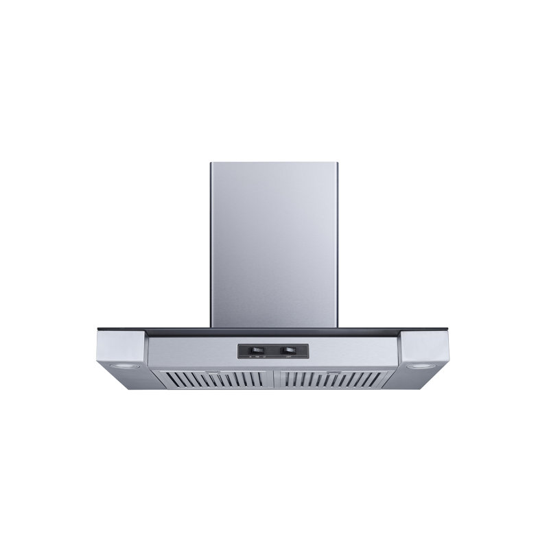 Hotte de cuisine murale en acier inoxydable convertible 30 pouces 300 CFM 155C Series