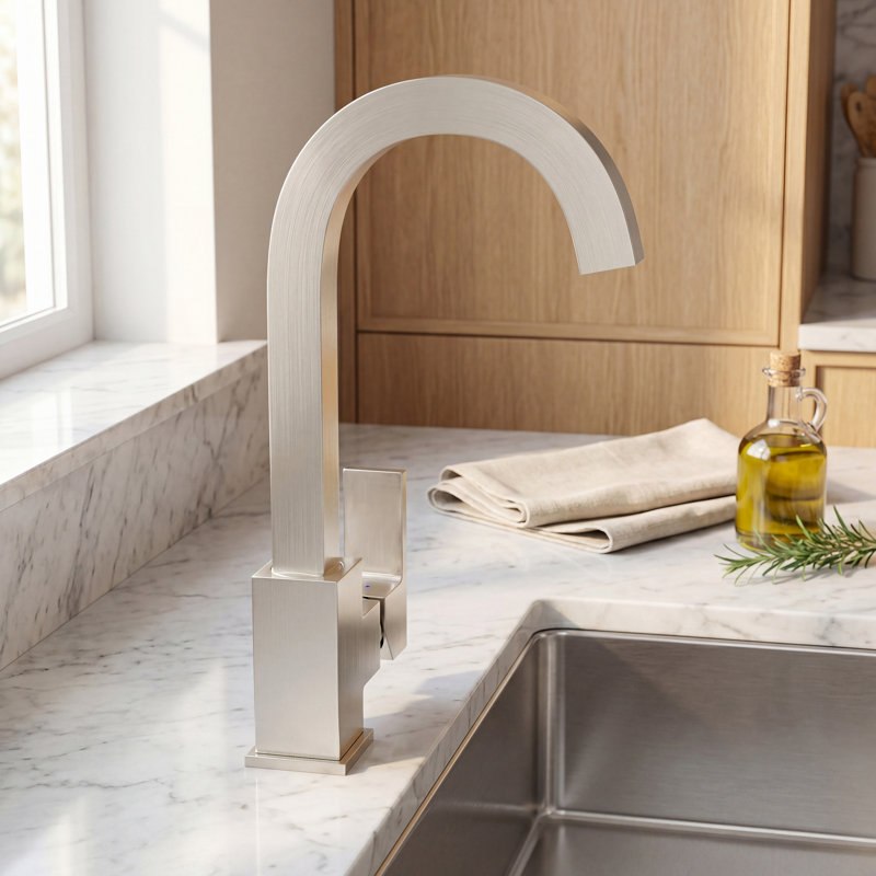 Novatto Reid Bar Faucet, Brushed Nickel
