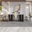White Rectangular Colored crystal stone with Aluminium alloy&Carbon steel Dining Table For Dining Room/Kitchen-324828019