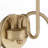 Kaleyah 3-Light Dimmable Steel Wallchiere with Clear Glass Shades-1266824713