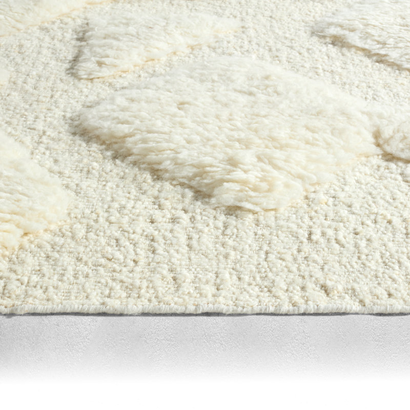 Jaipur Living Michael Habachy Giza GAM02 Handmade Geometric TanBeige (8'x10'), Rectangle 8' x 10', White
