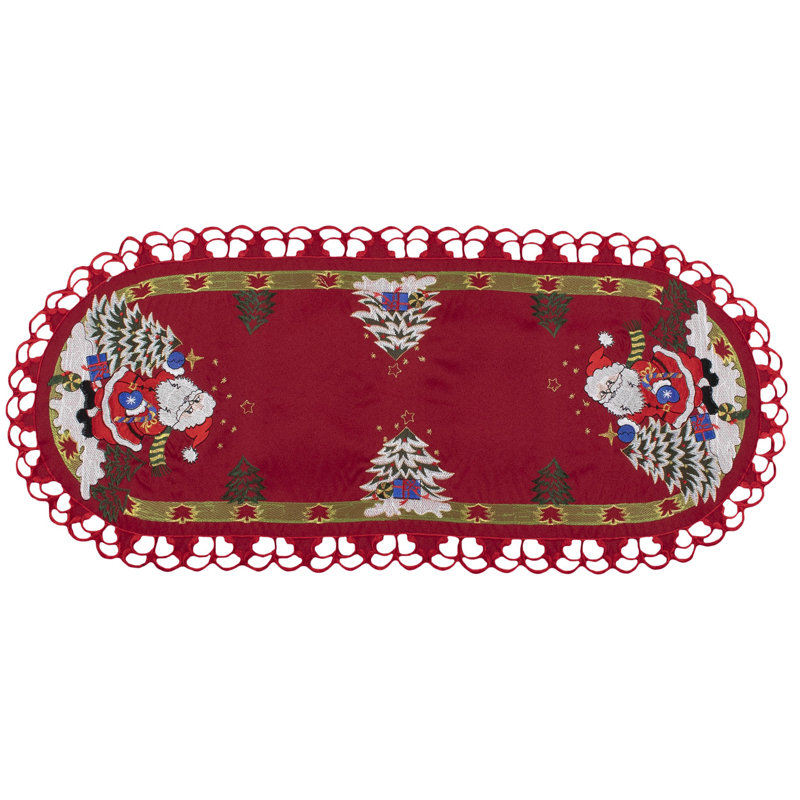 Chemin de table Joswick Santa Claus, 35 po x 16 po