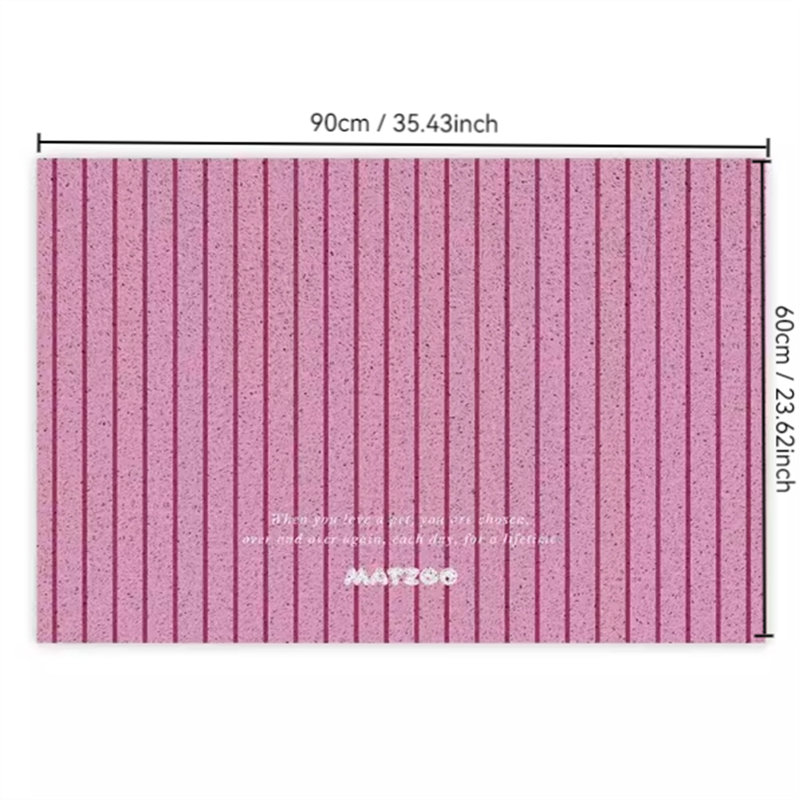 Tapis filtrant pour litière pour chat, H 0,3 po x l 35,43 po x P 23,62 po