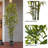 Artificial Bamboo Tree - 6FT Fake Plant with Adjustable Leaves and Pot - Faux Plants Indoor for Home, Restaurant, or Office Décor
