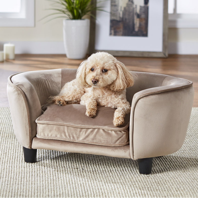Polyester Pet Bed, Beige