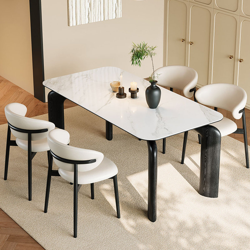 Ilsedore 4 - Person Four Leg Dining Set, 29.52"H x 62.99"L x 31.49"W