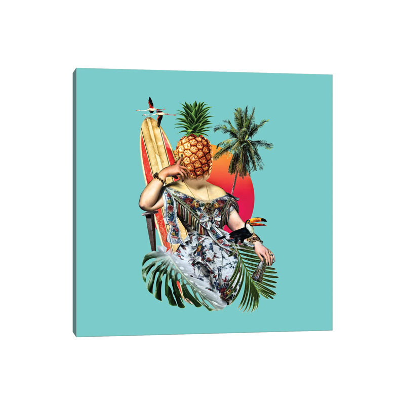 Chillax, Square by Ali Gulec - Wrapped Canvas Print, 30.48 cm H x 30.48 cm W x 1.91 cm D