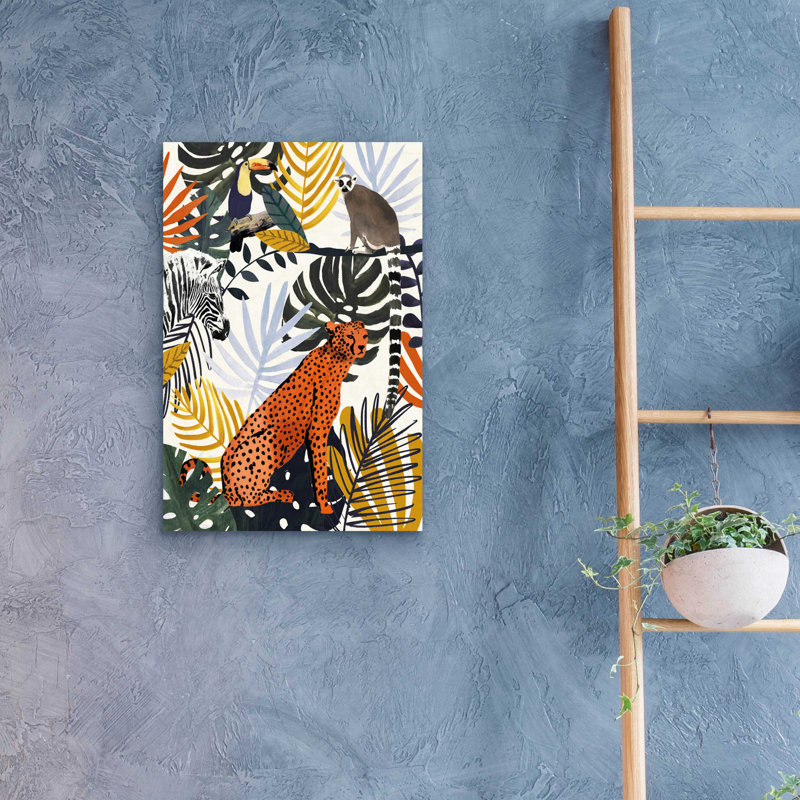 «Jungle Jumble I» par Victoria Barnes, H 24 po x l 16 po x P 0,2 po