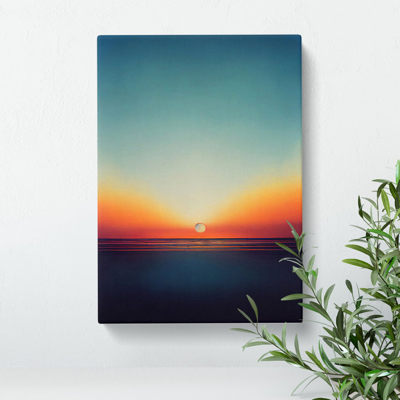 Superb Sunset View - Wrapped Canvas, 50cm H x 35cm W x 3cm D