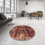 Tapis géométrique rouge / beige / noir-639972979