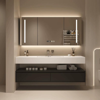 Simple design bathroom cabinet