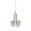Neville 1 - Light Candle Style Empire Chandelier with Wood Accents