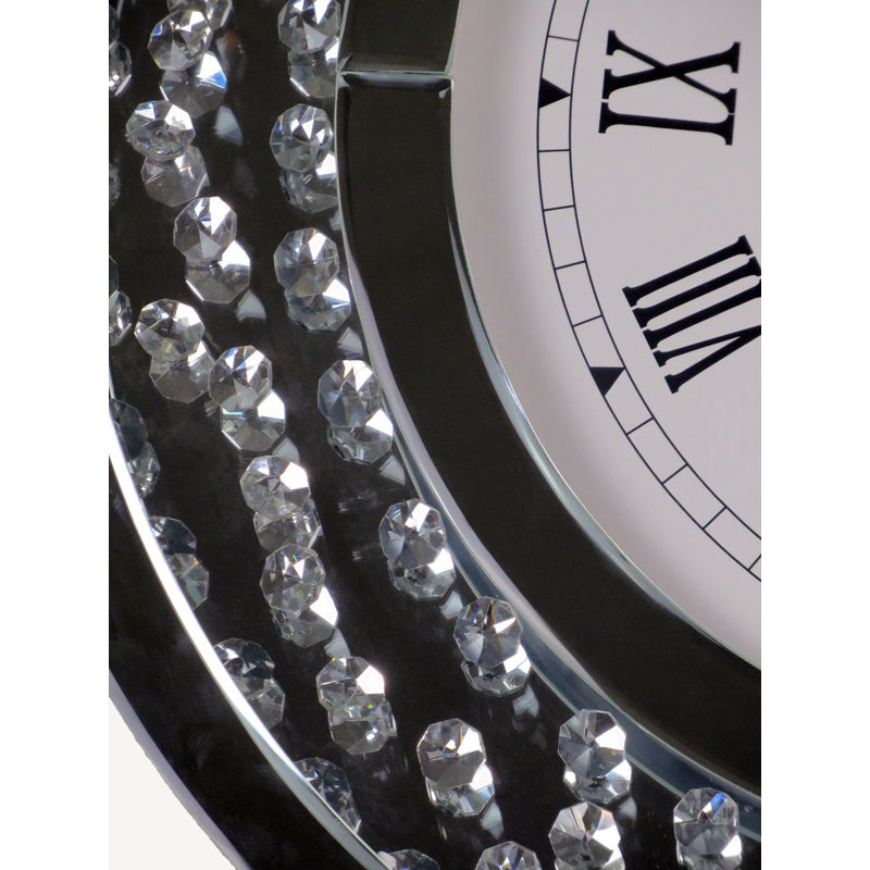 Garrison Glass Wall Clock