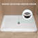 60'' W x 36'' D Acrylic Rectangular Shower Base Pan Single Threshold Shower Tray in White with Non-slip Design