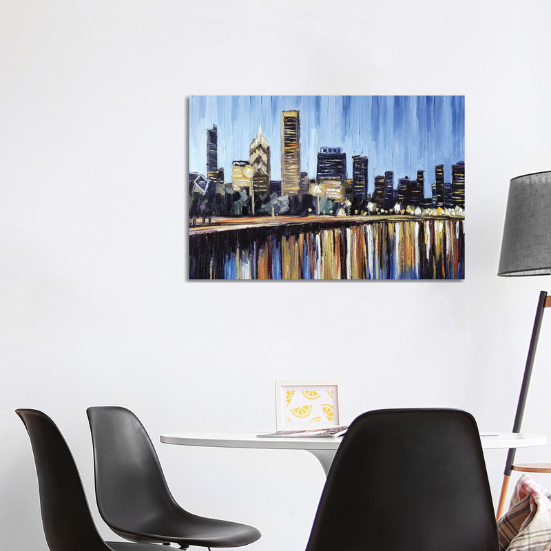 Monroe Harbor 1 Piece Wrapped Canvas Wall Art, 101.6 cm H x 66.04 cm W x 1.91 cm D