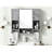 Grey Bathroom Mirror Storage Cabinet - Concealed & 35'' X 28'' With Spacious Interior