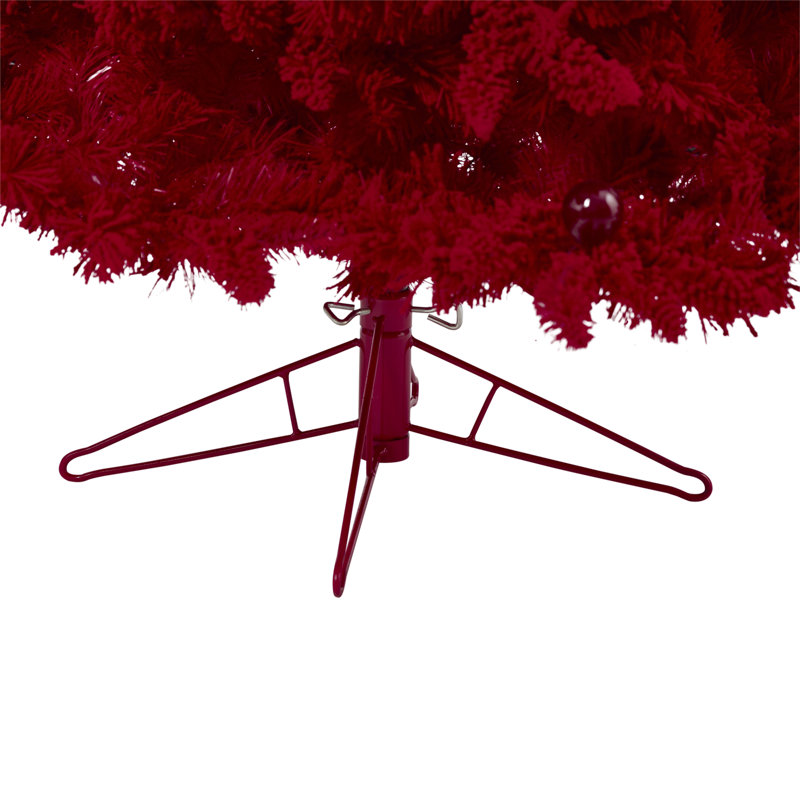 Lighted Artificial Christmas Tree, 7' H
