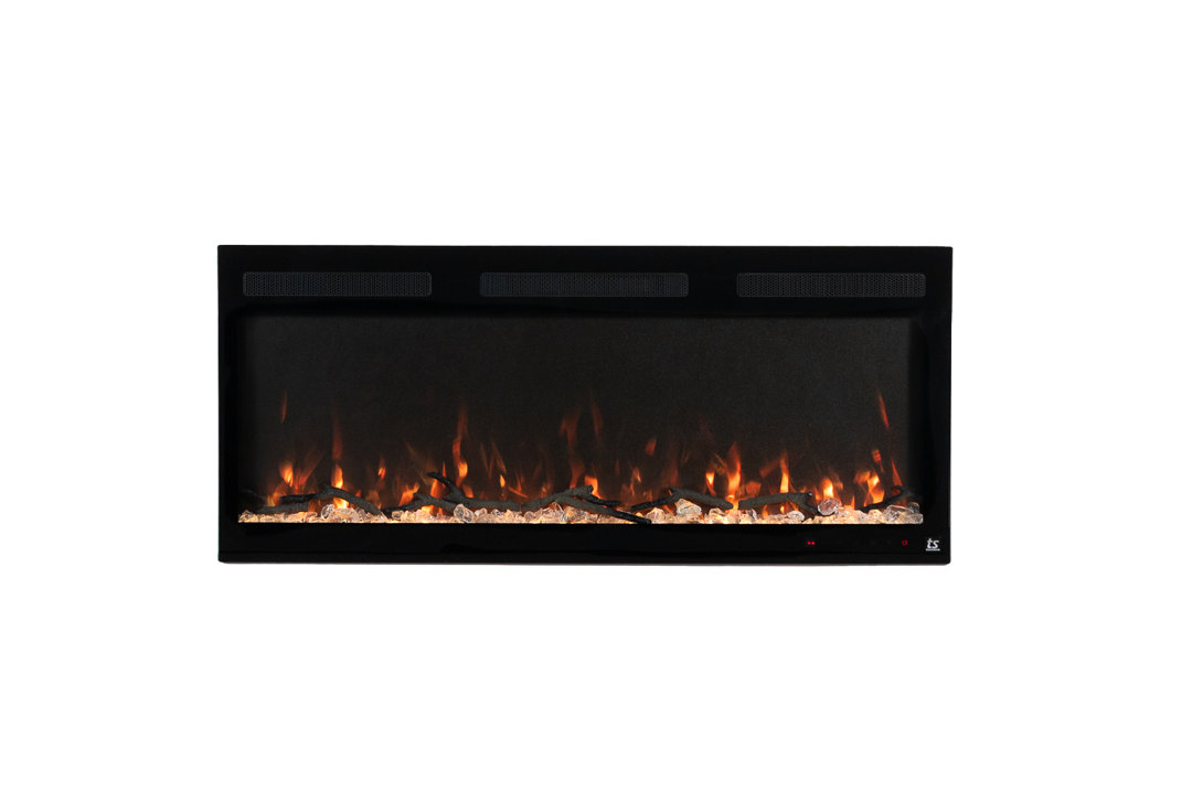 Sideline Fury Smart Electric Fireplace Recessed or Wall Mounted Touchstone 