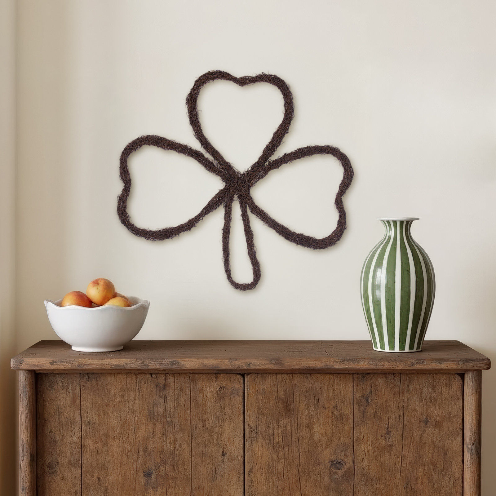 Noa 1" Twig St. Patrick's Day Wreath
